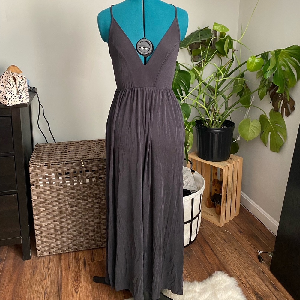 Comfy Gray Jumpsuit